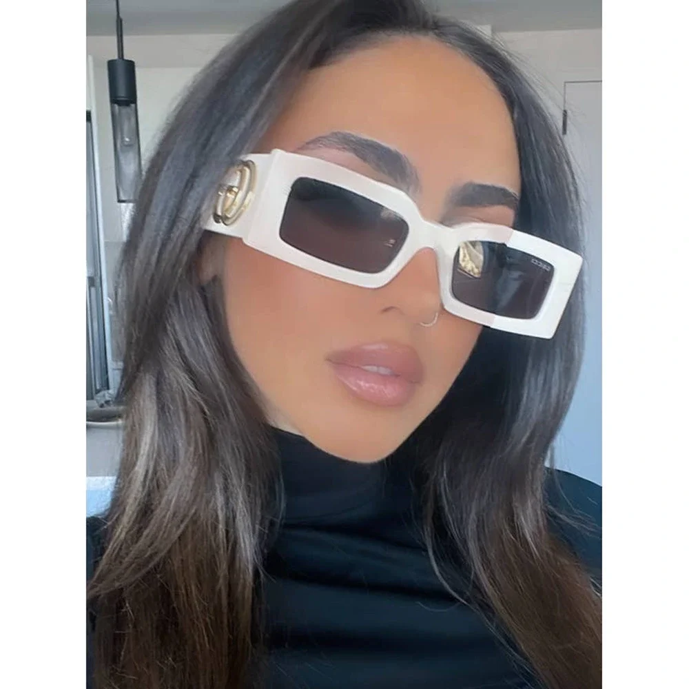 NEW Gucci GG1425S Ivory White Marmont Sunglasses $530 - Picture 2 of 8